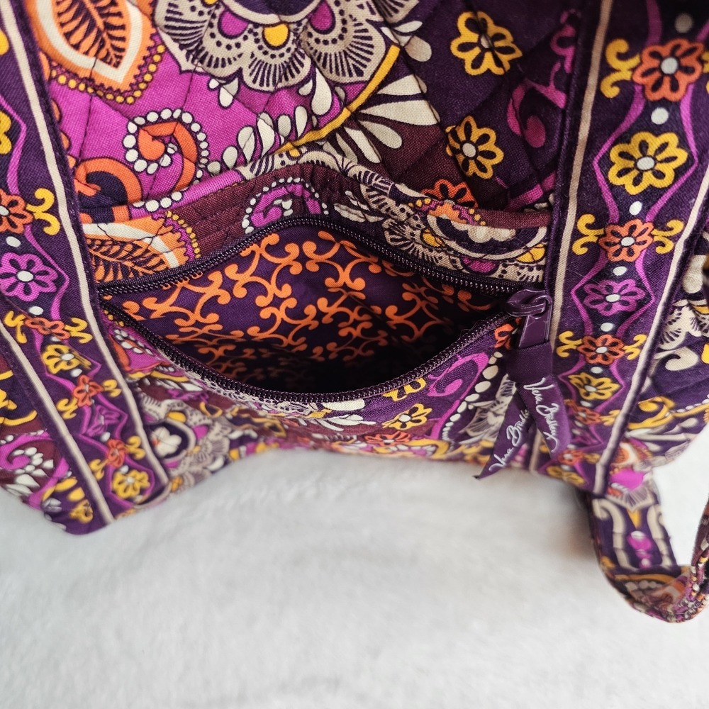 Vera Bradley retired Safari sunset triple zip hipster, Crossbody EUC - Picture 9 of 12